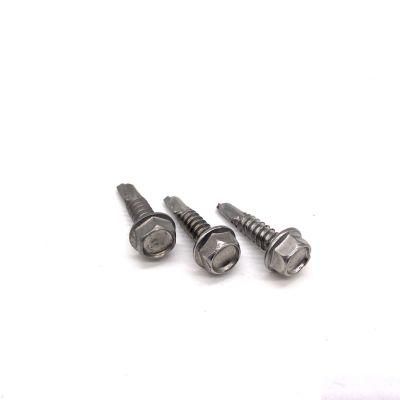 M5 M6 M7 Hex Flange Head Stainless Steel 410 Screws Self Drilling Screw
