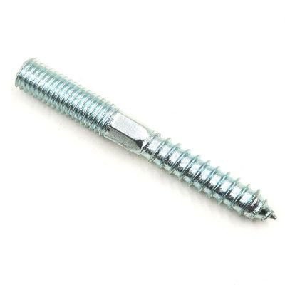 China Wholesale Furniture Hardware Fastener M8 M10 Double Head Screws Hanger Bolt for Mechanical Assembly