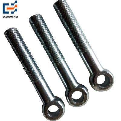 Carbon Steel Zinc Plated Eye Bolt and Nut Movable Joint Screw Movable Link Eyebolt with Hole M6 M8 * 30-35-40-60-100