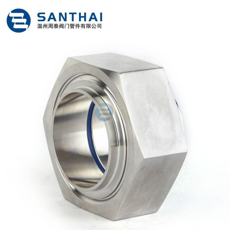 316 Sanitary Stainless Steel Rjt Hexagon Nut Union