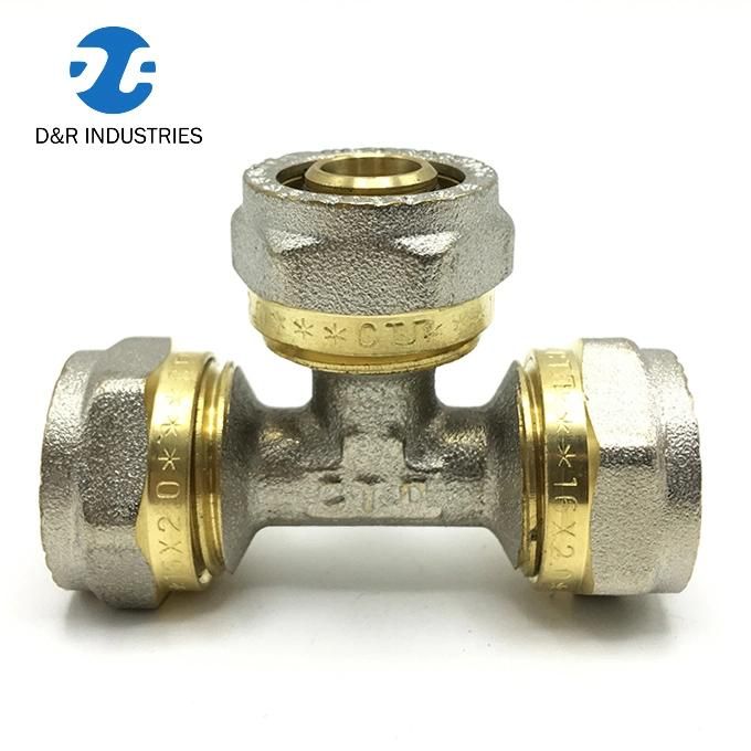 Garden Water Brass 3 Ways Hose Connector