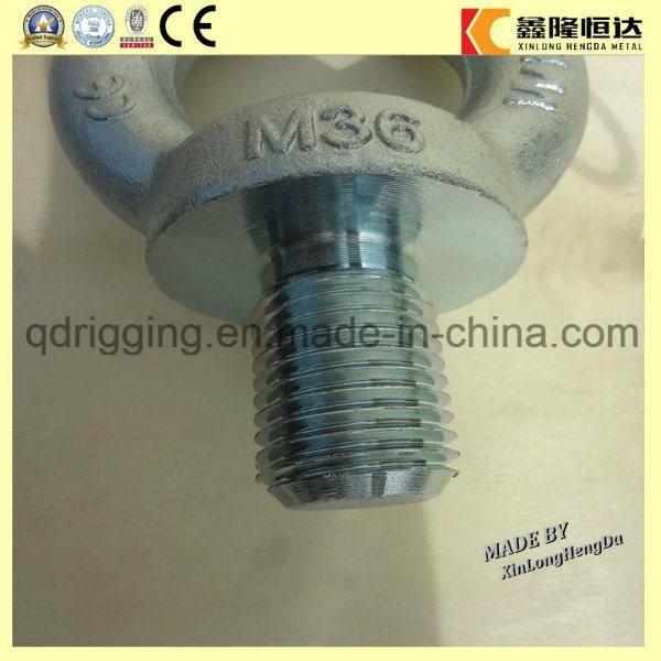 Drop Forged Galvanizing Marine Lifting Rigging DIN580 Eye Bolts