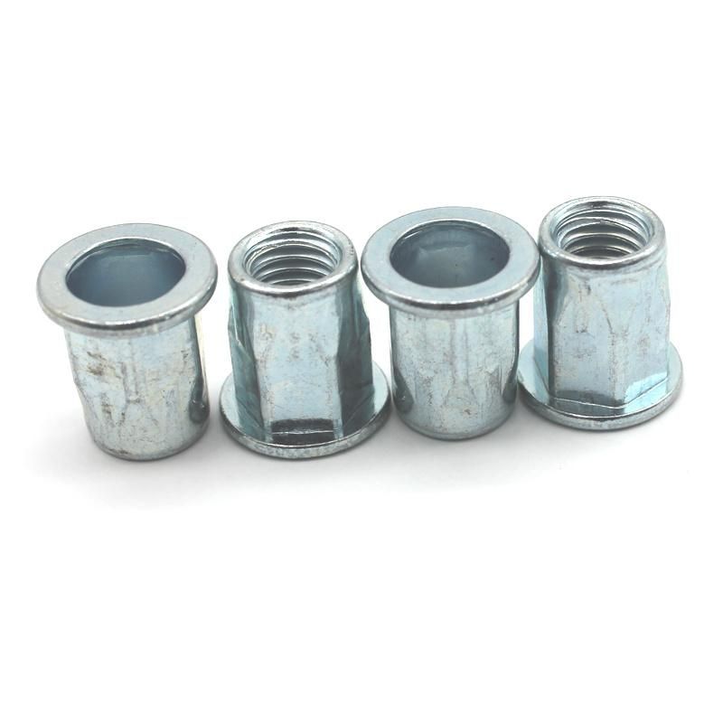 OEM Large Flange and External Half Hex Stainless Steel Rivet Nuts