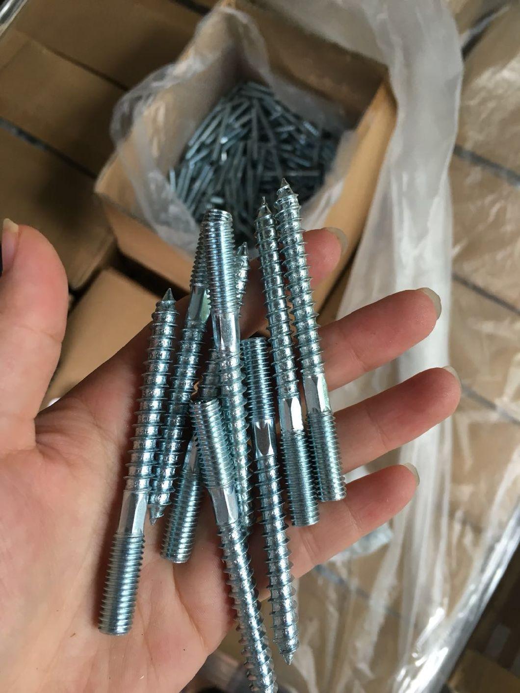 Double Head Threaded Hanger Bolt Screw