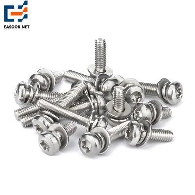 Stainless Steel 304 Pan Head Torx Pillar Bolt Stainless Steel Torx Head Security Screw Bolt Machine Screw Machine Bolts