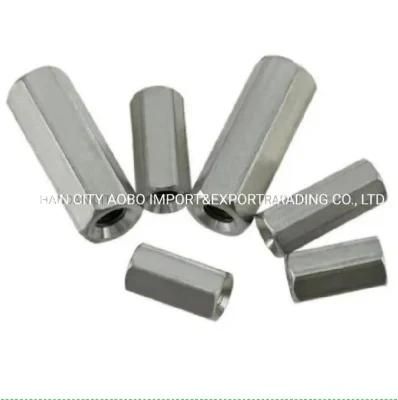 Hex Long Nut 1/2*17*45 Pointed or Without Point Zinc Plating