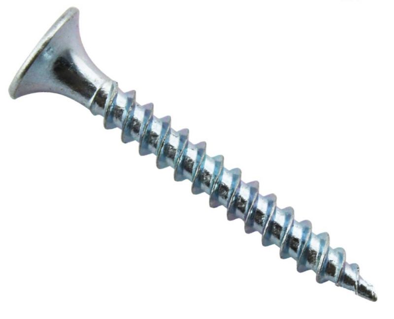Double Lead Twinfast Thread Bugle Head Clear Zinc #2 pH Drive Clear Zinc Gypsum Nail Drywall Screw
