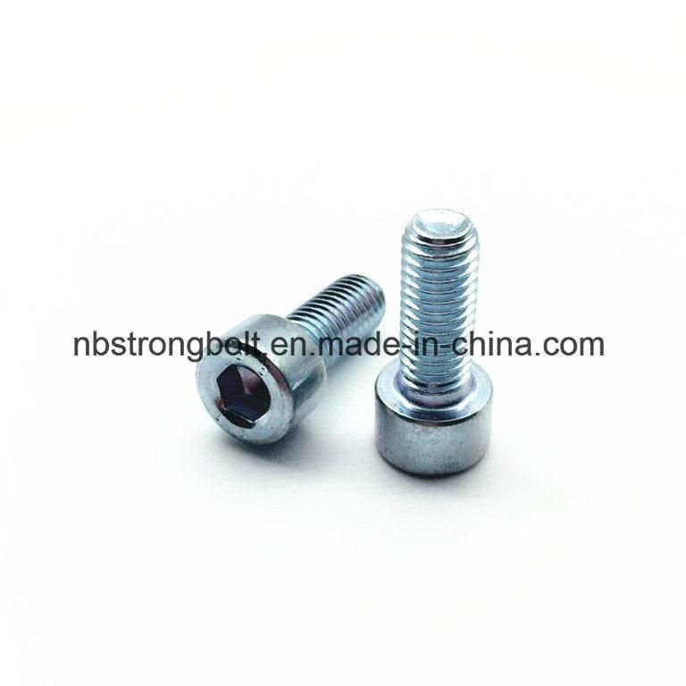 Hexagaon Socket Bolt DIN912 Grade 8.8 with White Zinc Plated Cr3+ M5X20 Ht