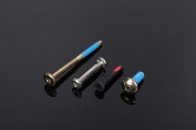 Nylon Screws Lock Thread Anti-Loose Nylock Screw with Blue and Red Nylon Patch