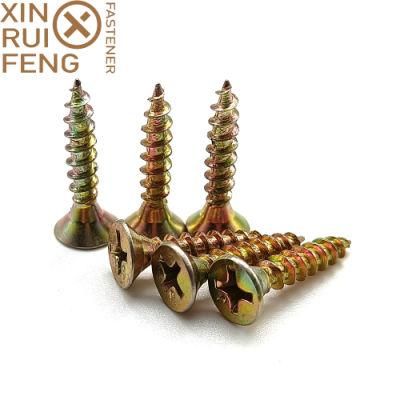 Fast Delivery Time DIN GOST CE ISO Certificate Roofing Nail Yellow/White Zinc Chipboard Screw