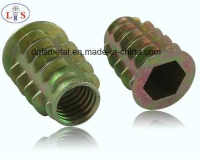 Hexagonal Socket Insert Nut Furniture Nut with Good Quality