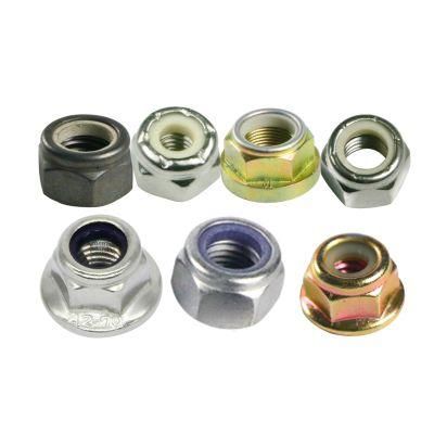 Chengyi Brand M6 M8 Nylon Cap Locking Nut Zinc Plated Stainless Steel DIN 982 985 Nylon Insert Lock Nuts