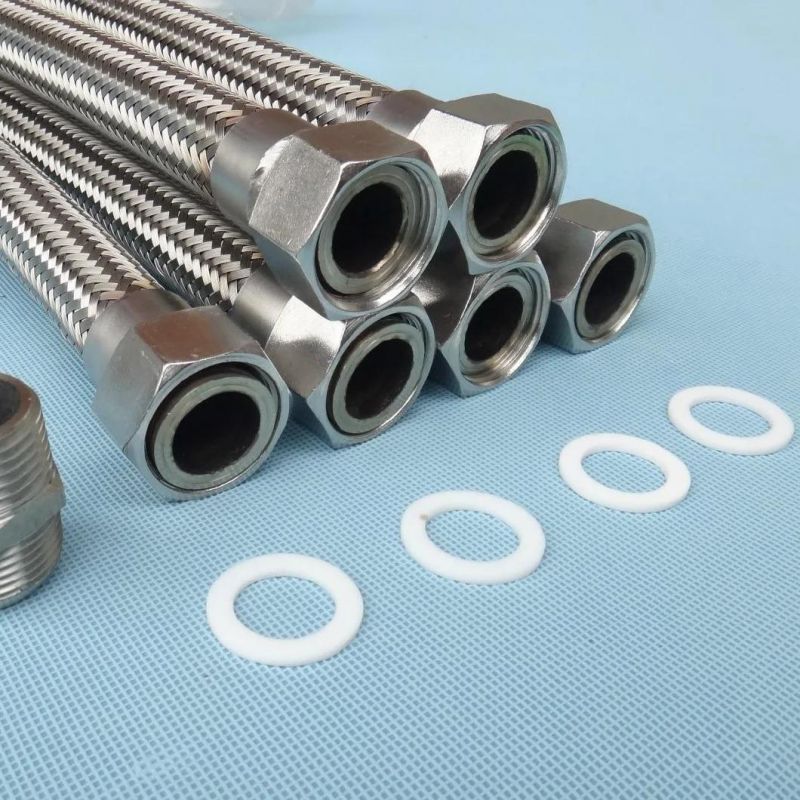 Stainless Steel Flexible Heater Hose Pipe Corrugated Metal Solar Hose for Water Heater