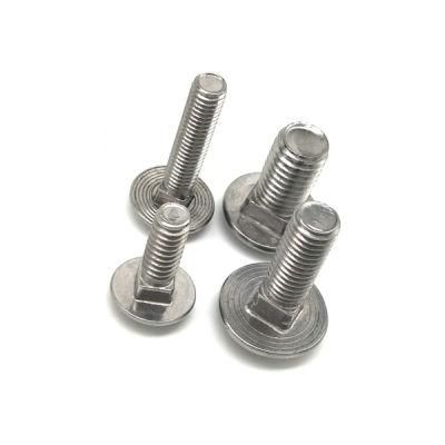 Hardware Fasteners Square Neck Bolts for Sale Good Price Zinc Galvanized Full Thread Carriage Bolt DIN 603