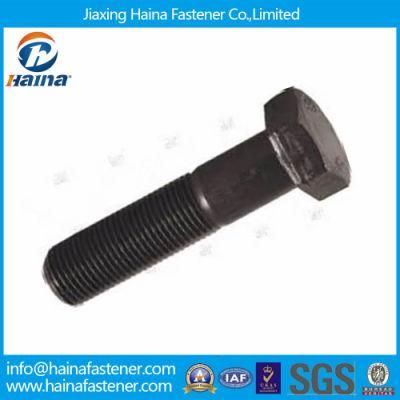 DIN960 Black Oxide Gr8.8 Gr10.9 Fine Threaded Hex Cap Screw