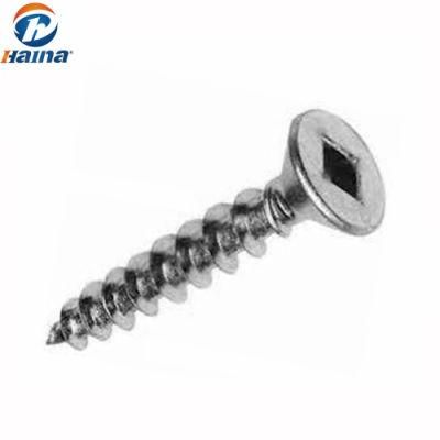 Flat Head Square Drive Deck Screw in Stainless Steel