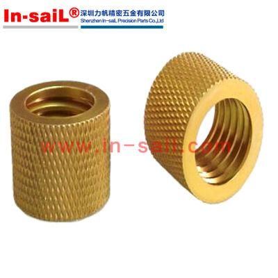 Molded-in Threaded Inserts, Thru-Threaded, Knurled - Unified
