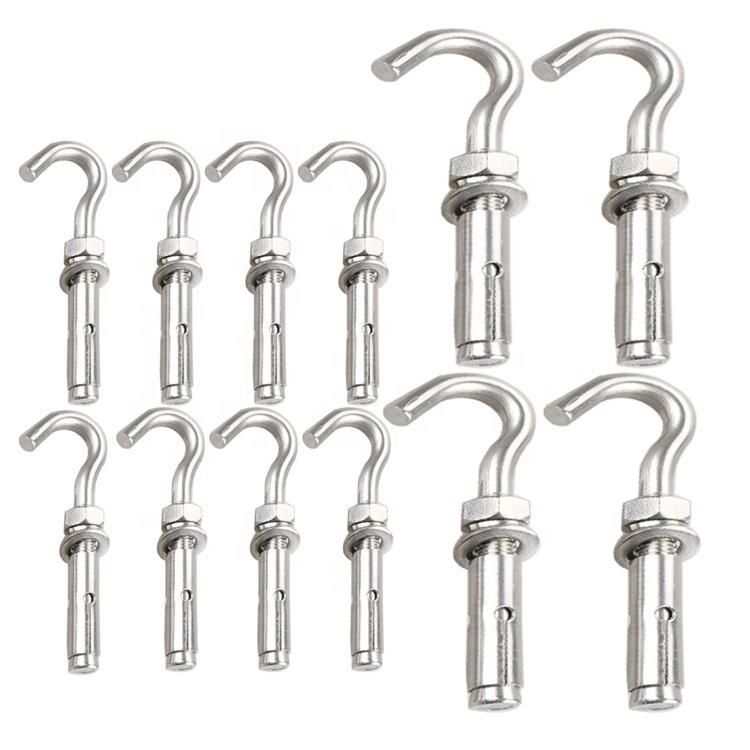 Factory Hot Sale Hook Top Stainless Steel Wall Fasteners Expansion Hook