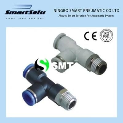 Ningbo Smart Pd Plastic Pneumatic Quick Tube Combination &amp; Joint Fittings