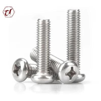 DIN7985 Pan Head Phillips 304 Stainless Steel Screw