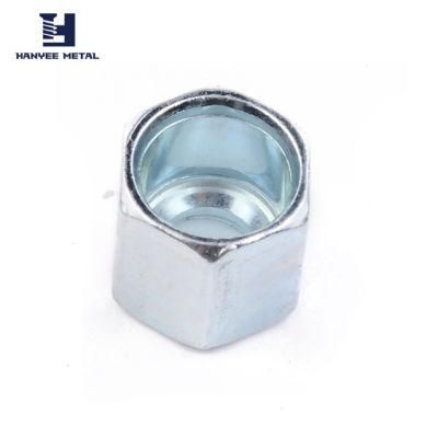 Blue White Zinc Plated Hollow Hex Shank Hardware Compnent