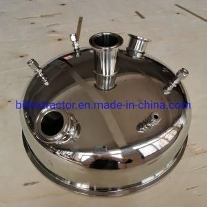12inch Stainless Steel Hemispherical Cap Lid with Compression Fittings
