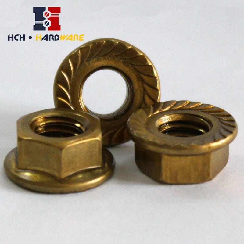 Carbon Steel or Stainless Steel Flange Nuts From Bolt and Nut Factory
