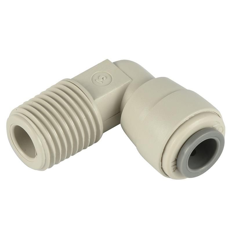 Xhnotion Pneumatic 1/4′ ′ Tube Od-1/4′ ′ BSPT Thread Male Elbow Water Filter Fittings