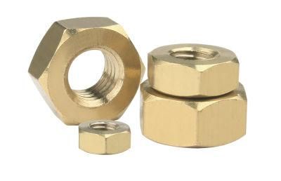 Hexagon Nut Copper Nut Brass Screw Cap National Standard M1 6m2m3m4m5m6m8m10m12m14m16
