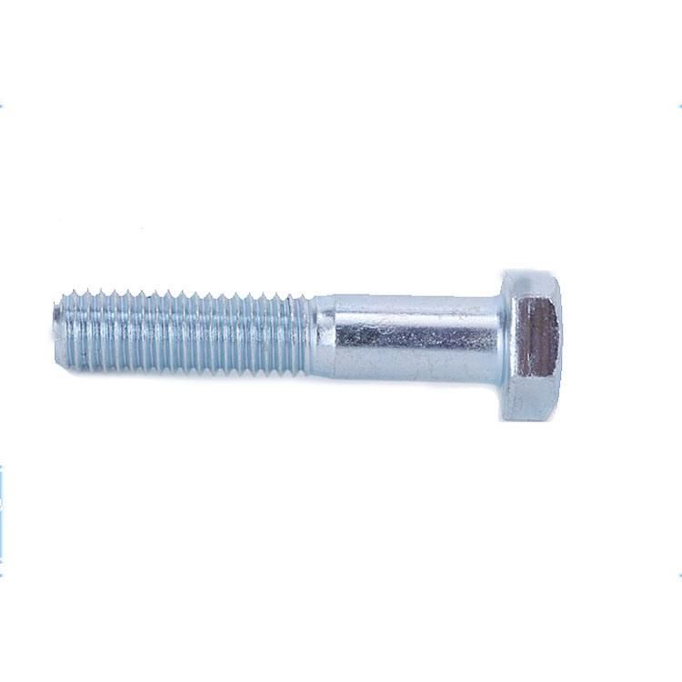 ASME B18.2.1 Hex Head Bolt Hex Cap Screw Half Partial Thread Carbon Steel Zinc Plated Galvanized
