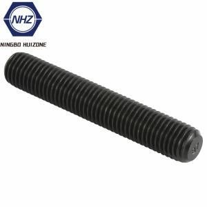 Black Finish 12feet Threaded Rods ASTM A193 Gr B7