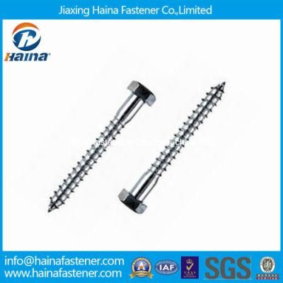 DIN571 Carbon Steel Self Tapping Hex Head Wood Screw
