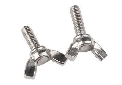 M12-M16 304 Stainless Steel Butterfly Screw Butterfly Yuanbao Bolt Sheep Horn Screw