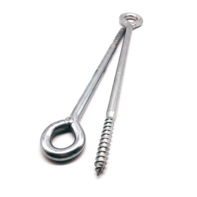 Zinc Plated Closed Eye Hook Screw with Wood Thread