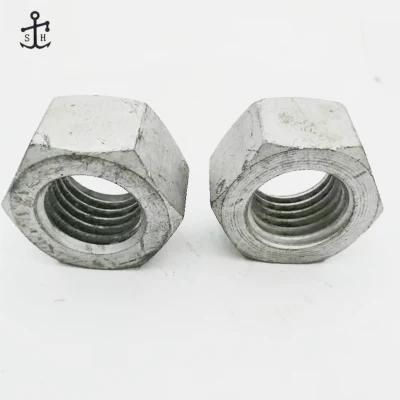 Hexagon Nut Carbon Steel Dacro Hex Nut Custom Diameters Cheap Price Made in China