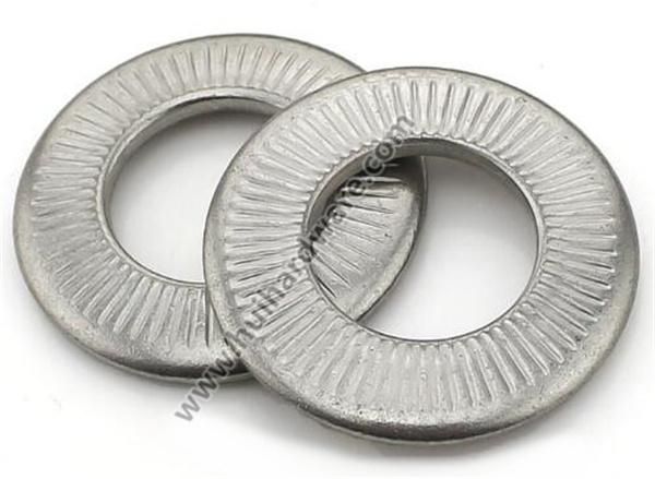 SUS304 Serrated Tooth Knurling Conical Spring Washer