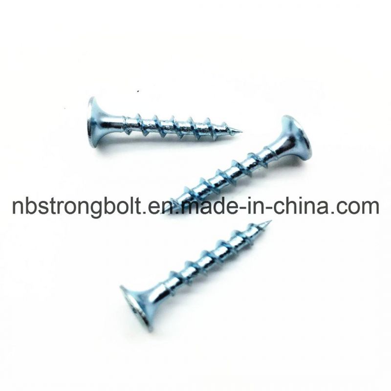 Phil Bugle HD Coarse Thread Drywall Screw Zinc Plated #6X1"