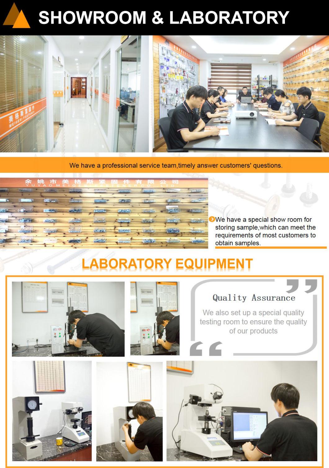High-Low Thread, Type 17 Cutting, with EPDM Sealing Washer Hex Flanged Head Self Tapping Screw