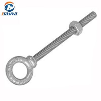 Steel Drop Forged Lifting DIN 580 Eye Bolt Eye Screw Size From M6-M100 with Nut