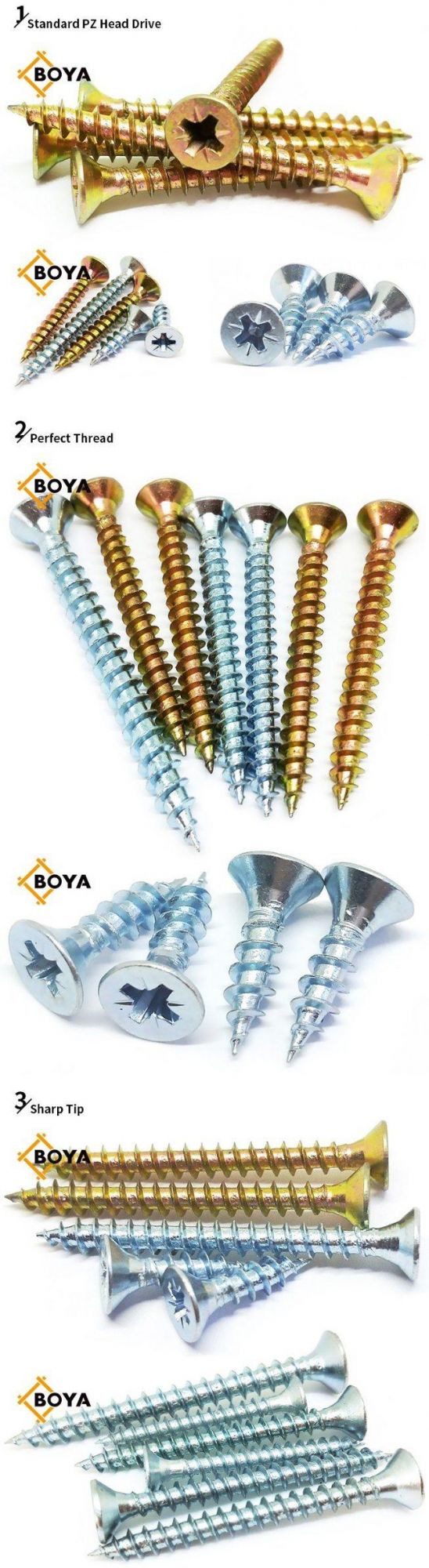 C1022 Chipboard Screw with Drive Pozi