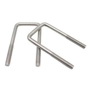 201u Type Square Card Stainless Steel U-Shaped Square Card Right Angle U-Shaped Screw Bolt Square Clamp M6m8m10m12
