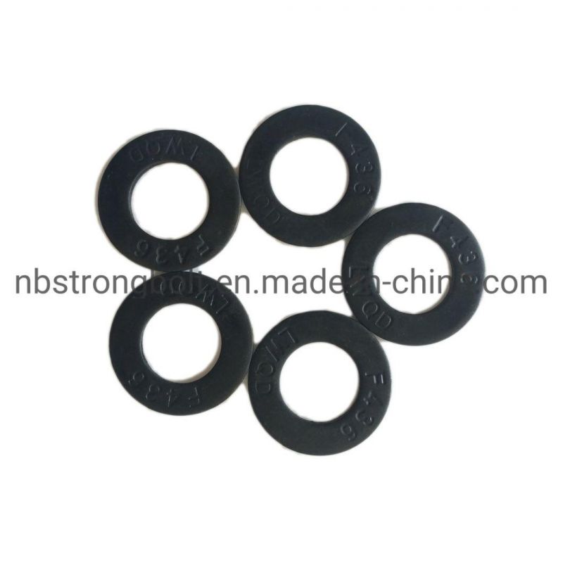 F436 Flat Washer with Black