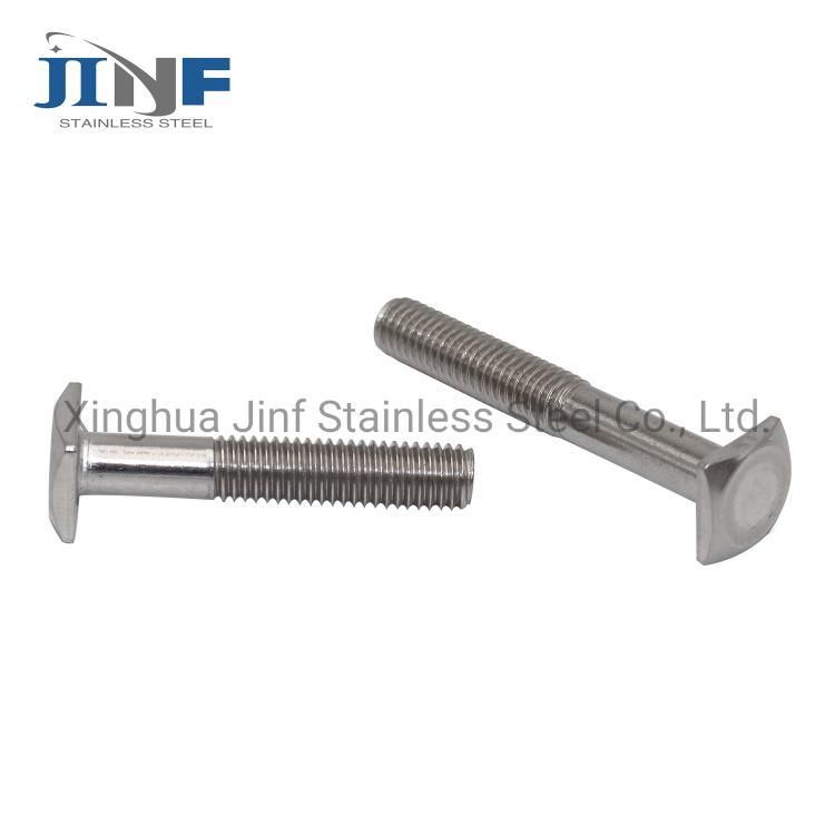 304 316 A2 A4 Stainless Steel Square Hammer Bolt