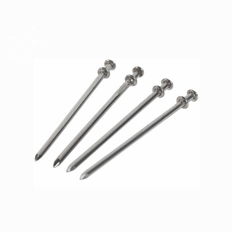 Standard Size Hot Dipped Galvanized Duplex Hat Nail