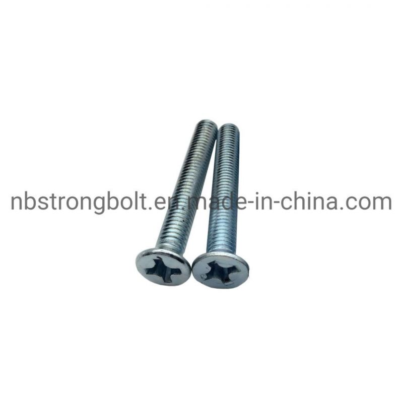 DIN965 pH Cross Recessed Countersunk Flat Head Screw, Machine Screw