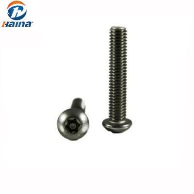 Factory DIN Carbon Steel/Ss Torx Drive Anti-Theft Screw