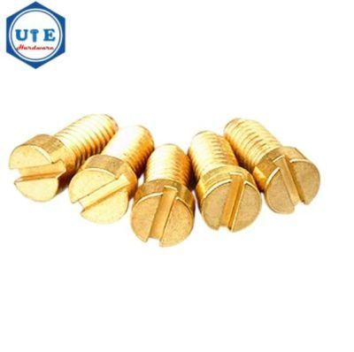 DIN84 Machine Cheese Head Slot Screw of Brass/Copper /Bronze Material