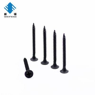 Bugle Phasphate OEM or ODM Black Phosphate Fine Thread Drywall Screw