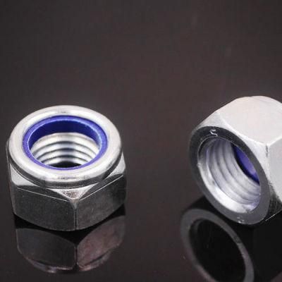 Carbon Steel Hex Nylon Lock Nuts DIN985