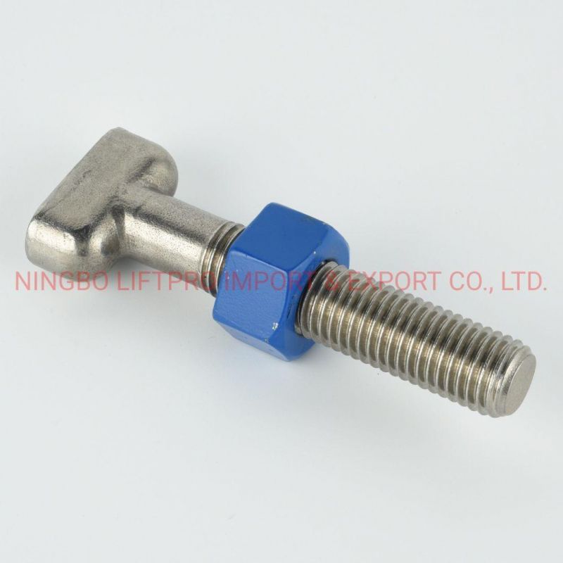 Stainless Steel 304 316 Awwa C111/A21.11 Mj T-Bolt with Nut, Washer, Carbon Steel. A242